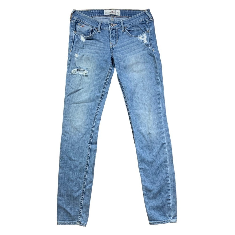 Hollister Straight Leg Slightly Distressed Jean